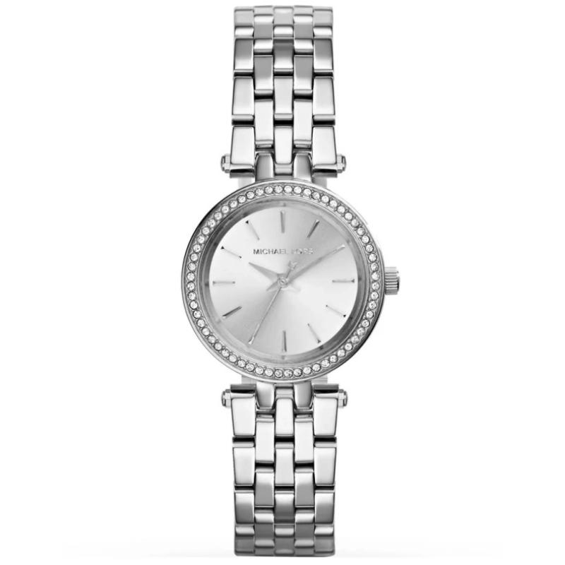 Женские часы Michael Kors MK3294 Petite Darci с серебристым циферблатом серебряный
