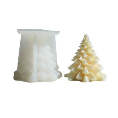 Christmas Tree Silicone Candle Mold Multipurpose Silicones Mould For Handmade Candle Soap Chocolate Festival Decoration