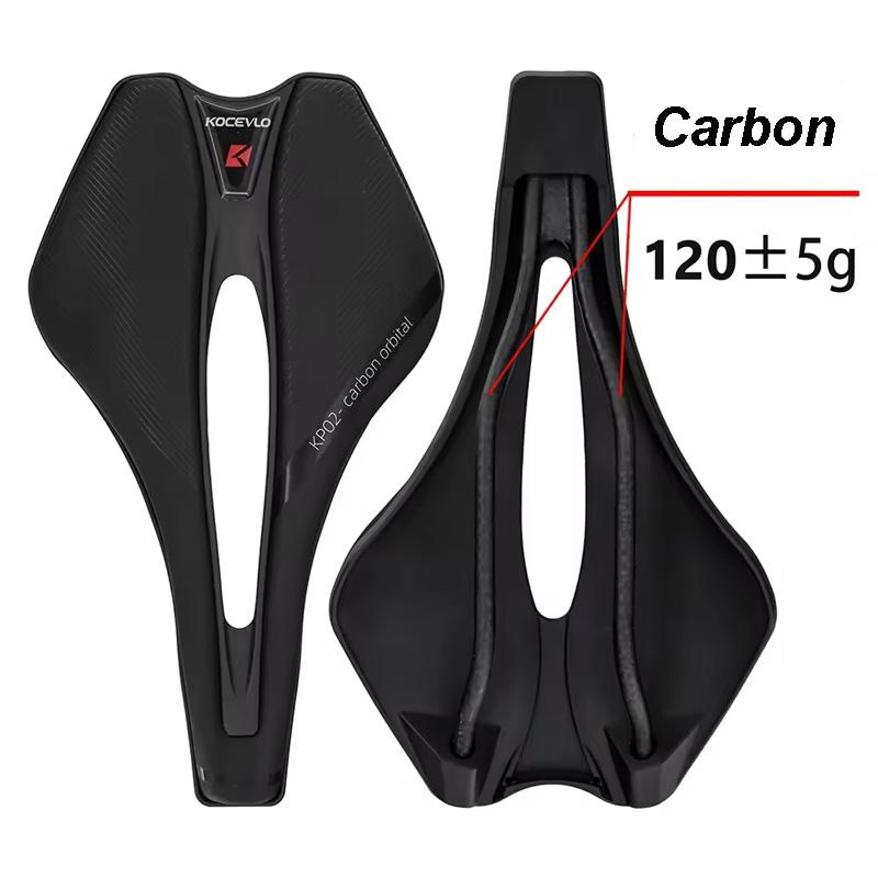 KOCEVLO Dimension 143 Carbon Saddle Ultralight 120g Breathable Comfortable Seat Cushion Bike Racing Saddle Carbon Rails
