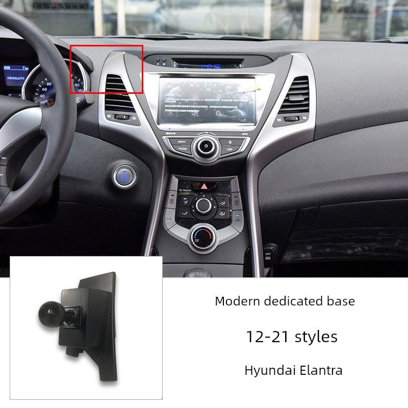 Mobile Phone Car Mount Base Specifically Designed for Beijing Hyundai Santa Fe, Elantra, Tucson, Ix35, Lafesta, Sonata 10
