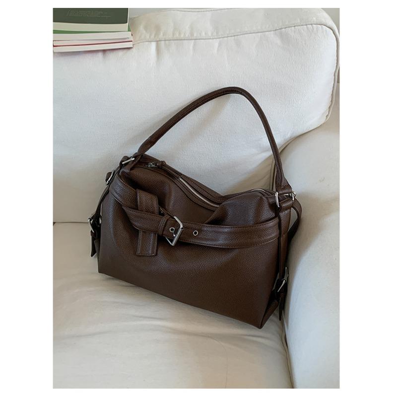 

Large-capacity Fashionable Bag, Personalized and Trendy Casual Single-shoulder Armpit Bag, Commuting Crossbody Tote Bag кавовий