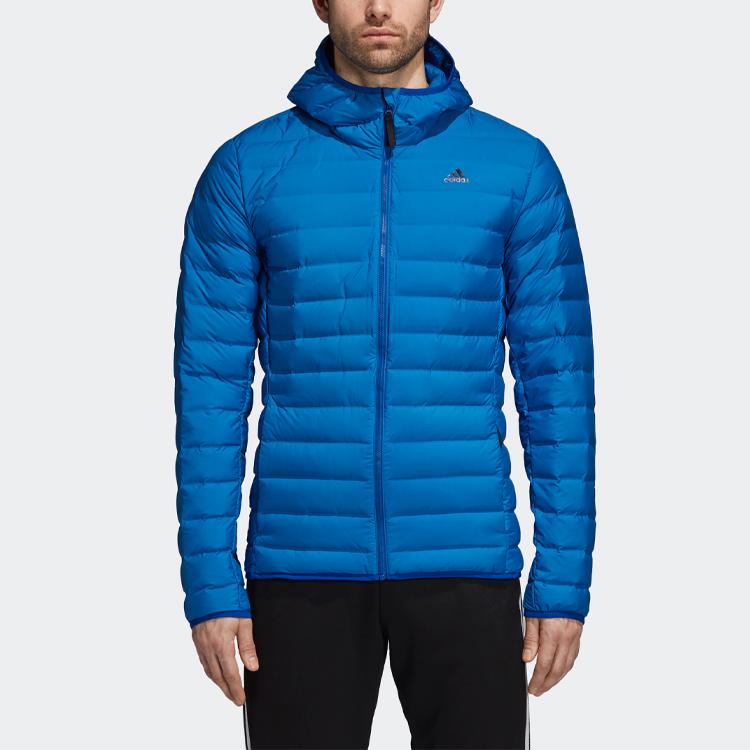 Adidas Geacă de Puf Sport Caldă Rezistentă la Frig pentru Exterior Bărbați Îmbrăcăminte Exterioară Bleumarin Colegial CY8737