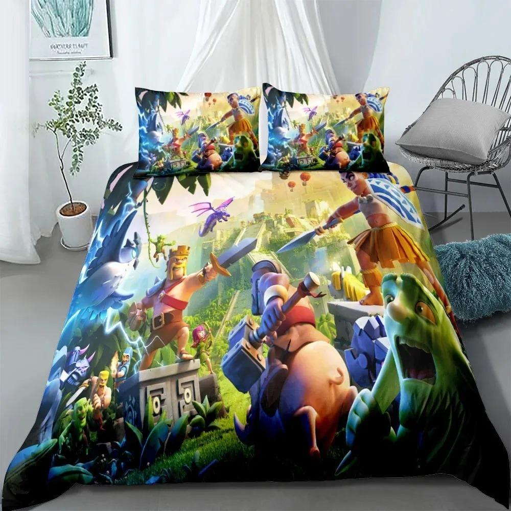 Comforter Cartoon Game New Fashion Design Bedding Set Splatoons Girls Boys Adult Bedding