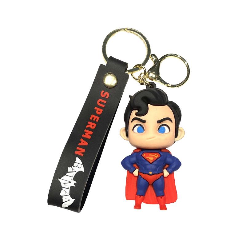 Cartoon Superhero Keychain, Fashion Bag Pendant, Portable Key Chain Accessories, Decor Ornament, Small Gift for Men Women