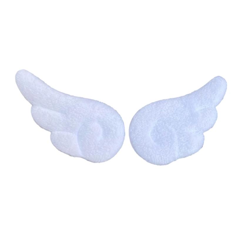 Farbic Angel Wing Brooch Soft Farbic Pin With Safety Closures for Clothing Bags Hat Decoration Accessories