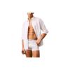 Calvin Klein Casual and Comfortable Wrinkle Free Letter Logo Mid Waist Flat Angle Underwear European Version Men's 3-piece Set