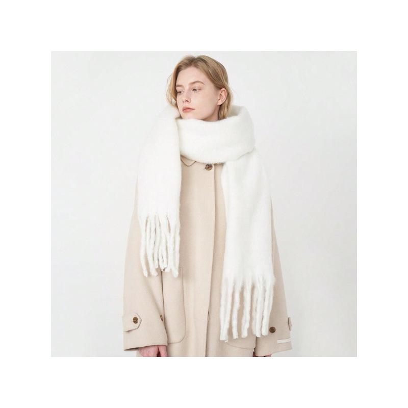 New Solid Color Imitation Cashmere Scarf for Women Candy Color Soft Student Couple Warm Scarf Shawl