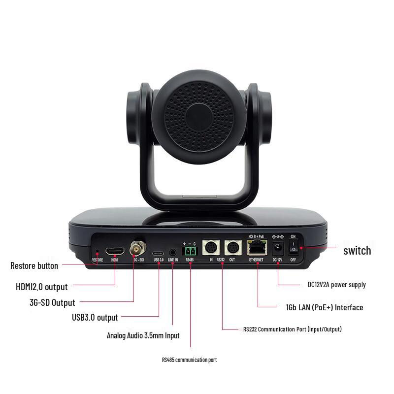 DAIPU 4K PTZ AI Tracking Video Conference Camera (CN version)