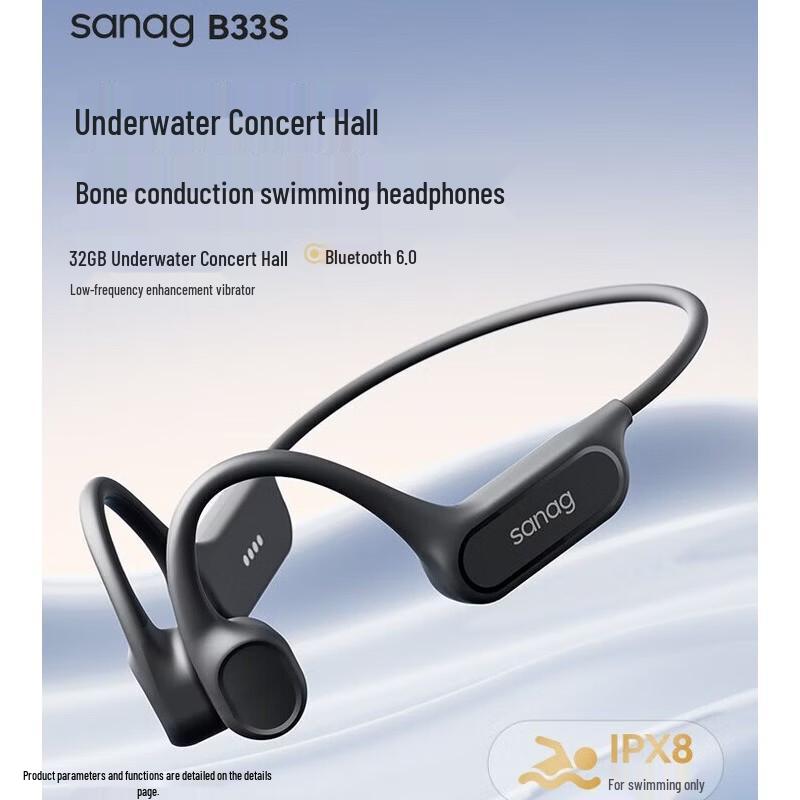 

SANAG B33S Bone Conduction Swimming & Sports Headphones