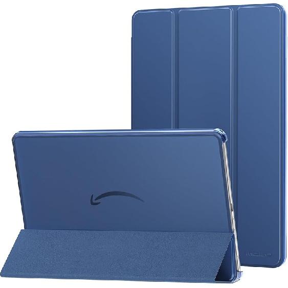 MoKo Case Fits Kindle Fire Max 11 Tablet (13th Gen, 2023 Release) 11" - Slim PU Leather Trifold Stand Cover for Kindle Fire 11 Tablet Colored Hard