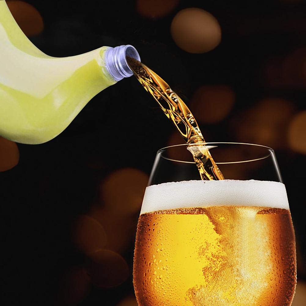 5 oz Banana Hip Flask Food Grade Stainless Steel Flask with Funnel Leak Proof Hip Flask For Alcohol Whiskey Vodka JT31