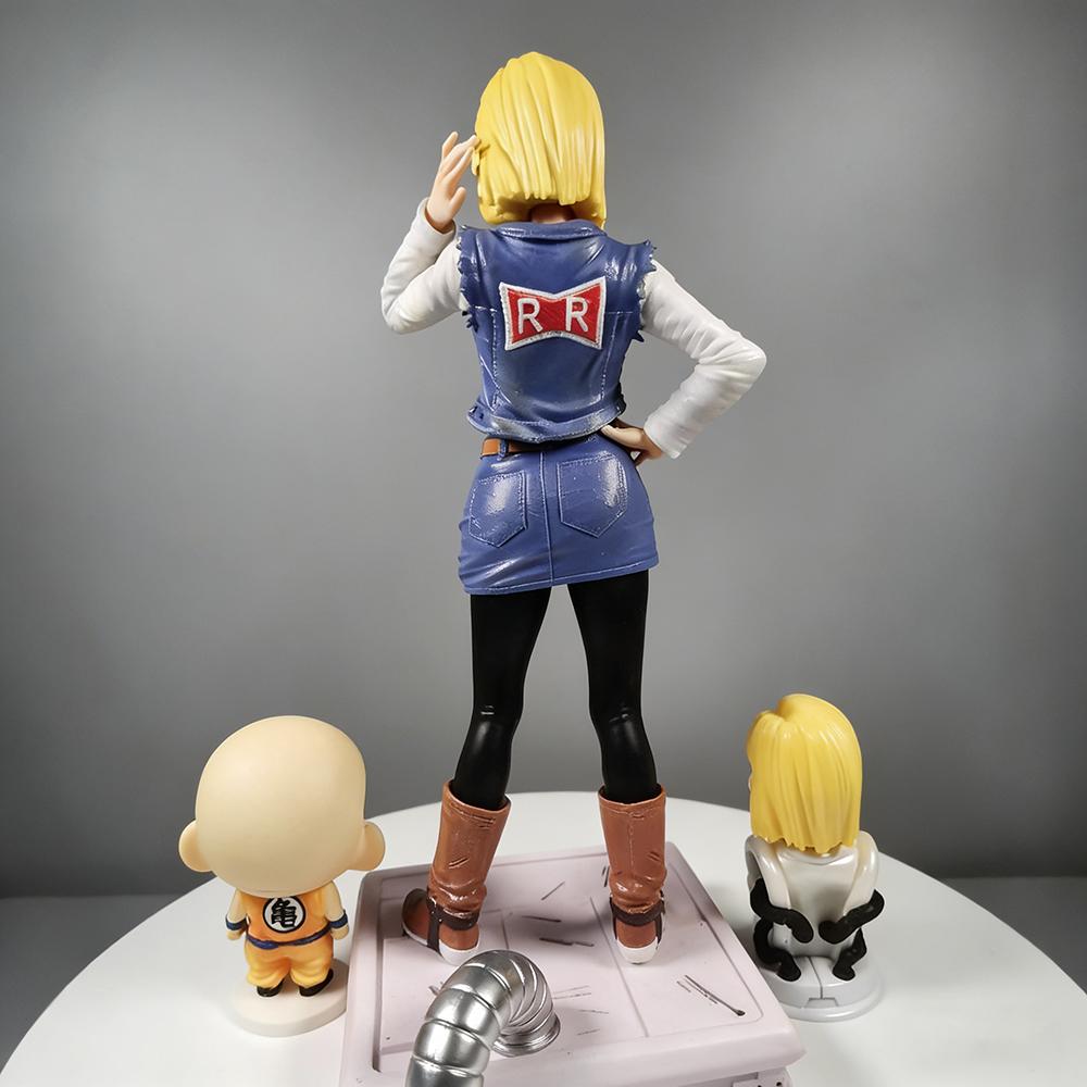 Anime Dragon Ball Z Android 18 Figure 28cm/11.02inch VF Statue Pvc Action Figures Collection Model Toys Gifts