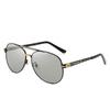 Pochromic Sunglasses UV400 Fly Light Shield Color Changing Lenses Men's Anti Glare Driving Glasses for Day and Night Use