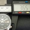 AUTOMATIC VINTAGE SEIKO 5 REFURBISHED JAPAN MENS BLACK DIAL WATCH a440442-4