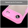 For iPhone Air Case PC + TPU Semi-Transparent Frosted Finish Protective Phone Cover