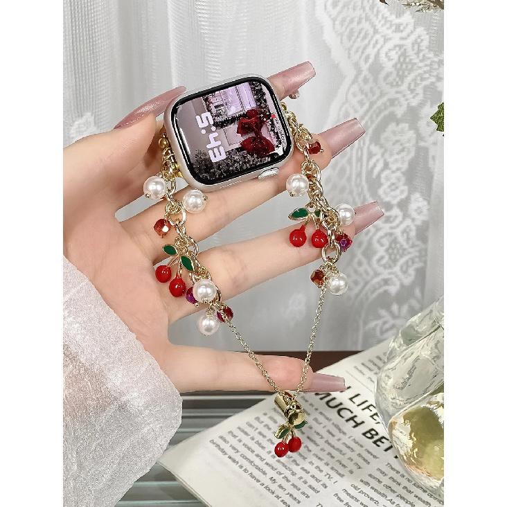 Luxury Bling Bracelet Link For Apple Watch Band Series 8/7/6/10/9 40mm 41mm 38mm 42mm 44mm 45mm 46mm Strap
