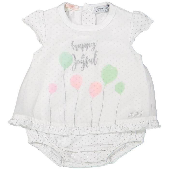 Buy Dirkje Body Blanc Et Argente Aop Bebe Fille Taille 80 Cm At Affordable Prices Free Shipping Real Reviews With Photos Joom