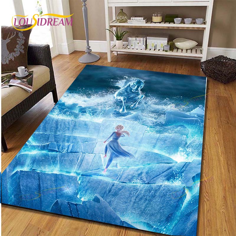 Anime Frozen Carpet Kids Carpets Living Room Tea Table Mats Bedroom Rug Washable Floor Mats Household Area Mat Dinosaur Rug