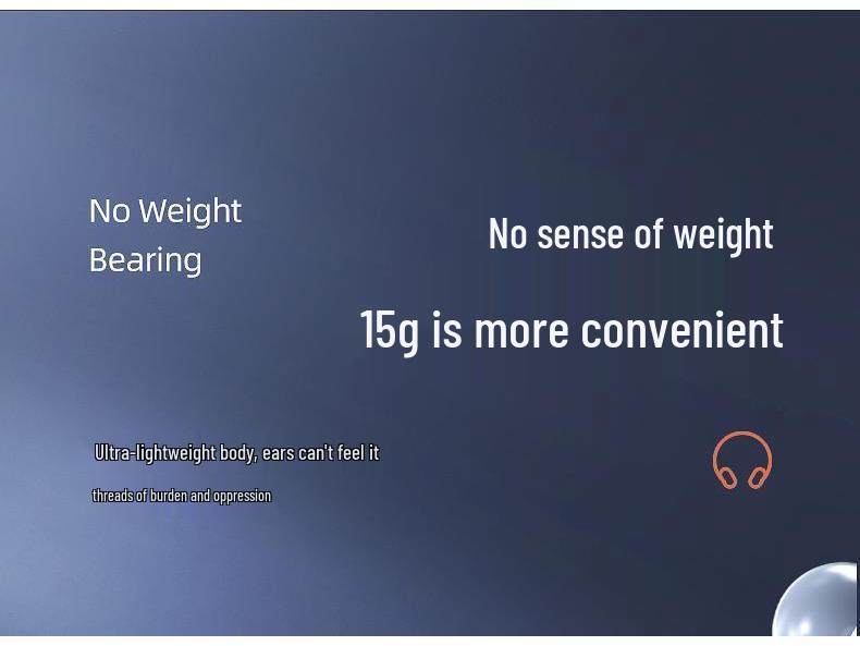 Private Bone Conduction Non-In-Ear Wireless Sports Bluetooth Headset