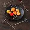 10PCS Stainless Steel Barbecue Sticks Reusable Oven Hanging Vertical Grill  Universal Air Fryer