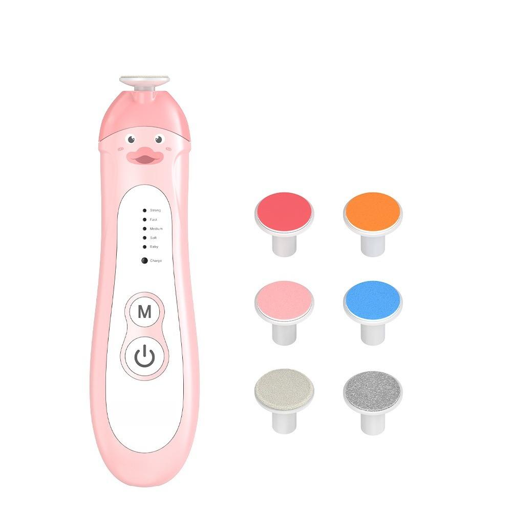 

Baby nail grinder, rechargeable electric nail grinder customized, children s nail clipper manicure розовый