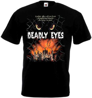 Deadly Eyes Movie Poster Black Unisex T-Shirt