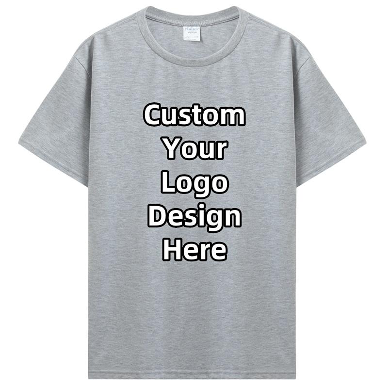 Custom T-shirt Design Your Own Text Logo Professional Image Processing Cotton Men Women Personalized T Shirt Gifts Clothing