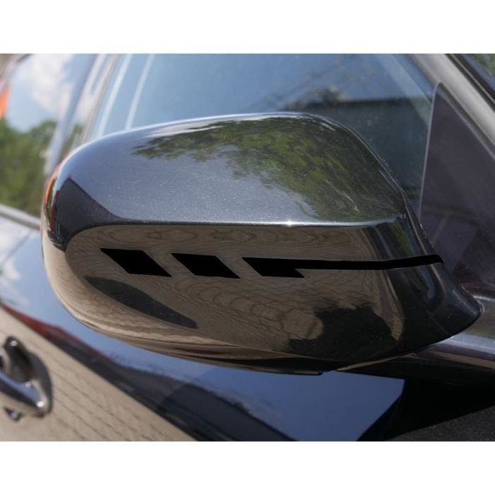 Mirror Caps - FOLIA TEC - 35.5 Cm - Vinyl - Black - 2 Pieces