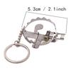 Mini Mouse Traps Keychain Stainless Steel Mini Clip Keychain For Temperament And Personality Jewelry Gifts For Men And Women