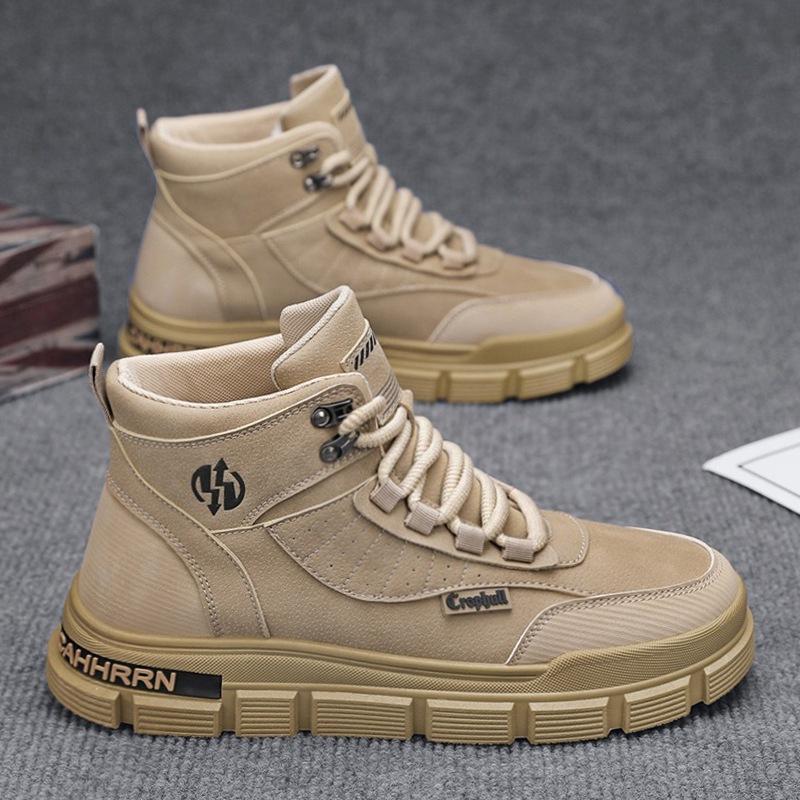 

Tooling Martin boots men s autumn and winter 2024 British style retro men s boots outdoor leather locomotive trendy shoes men 44