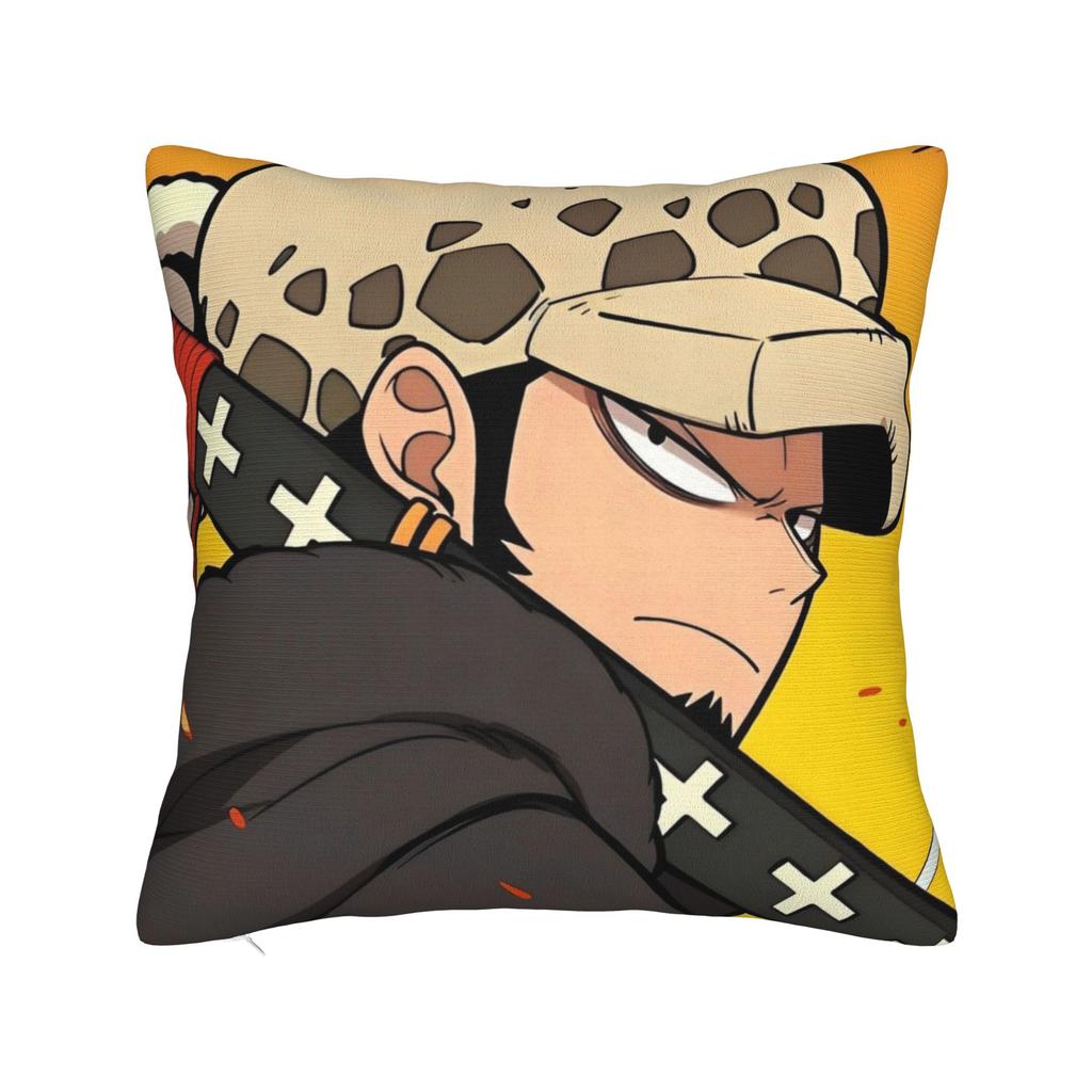 Luffy Anime Square Pillow Case Cushion Covers Awesome Polyester Decorative Throw Pillow Case Cover for Home x