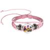 Das Hexenjäger-Team Armband, Zeitstein-Armband, Modisches Rosa-Schwarzes Armband