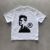 American Retro "Fight Club" T-shirt for All Seasons Men and Women, Casual and Fashionable Street Wear - Men's Summer Cotton G...