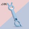 Portable Can Opener for Camping Bunny Shaped Bottle Opener, Multifunctional 4 in 1 Manual Cap Remover, Easy Grip Lid Comfortable Handle Kitchen Gadget