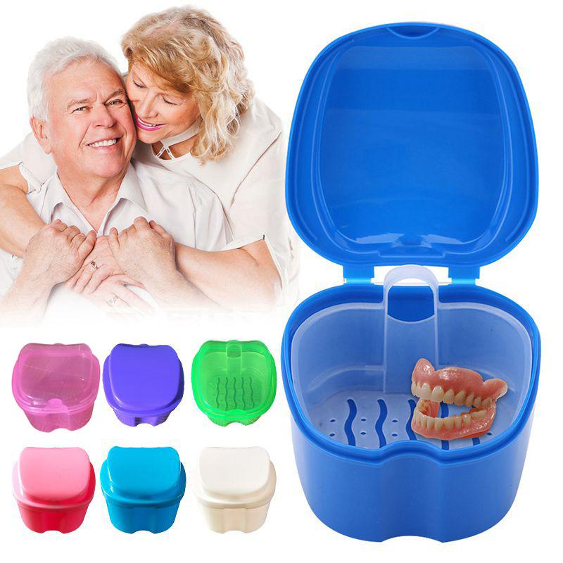 Denture Bath Box Durable And Convenient Storage