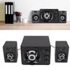 Computer Speaker 2.1 USB Powered Stereo Subwoofer Multimedia Wired Speaker with RGB LED Light for PC Laptop