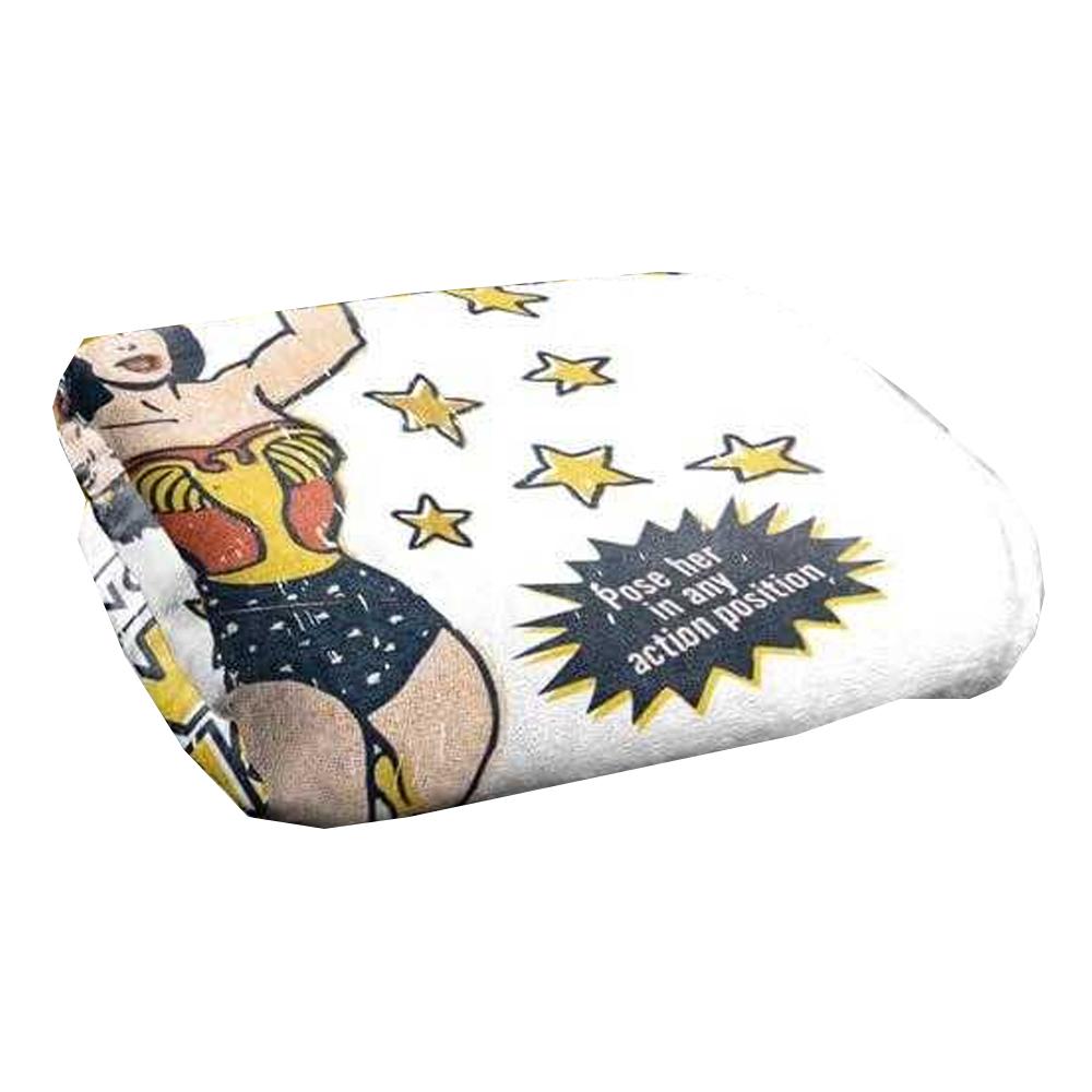 Wonder Woman Action Figures Soft Touch Blanket
