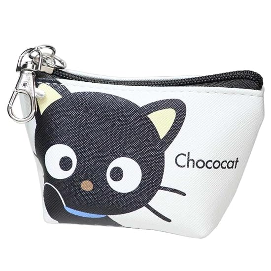 T s Factory Sanrio Characters Triangle Mini Pouch Chococat Accessory Case Compact Cute Character ZIP B0G528VCPN