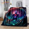 Naturalize Yoga Zen Meditation Rainbow 7 Chakra Blanket,Flannel Throw Blanket for Home Bedroom Bed Sofa Picnic Hiking Cover Kids