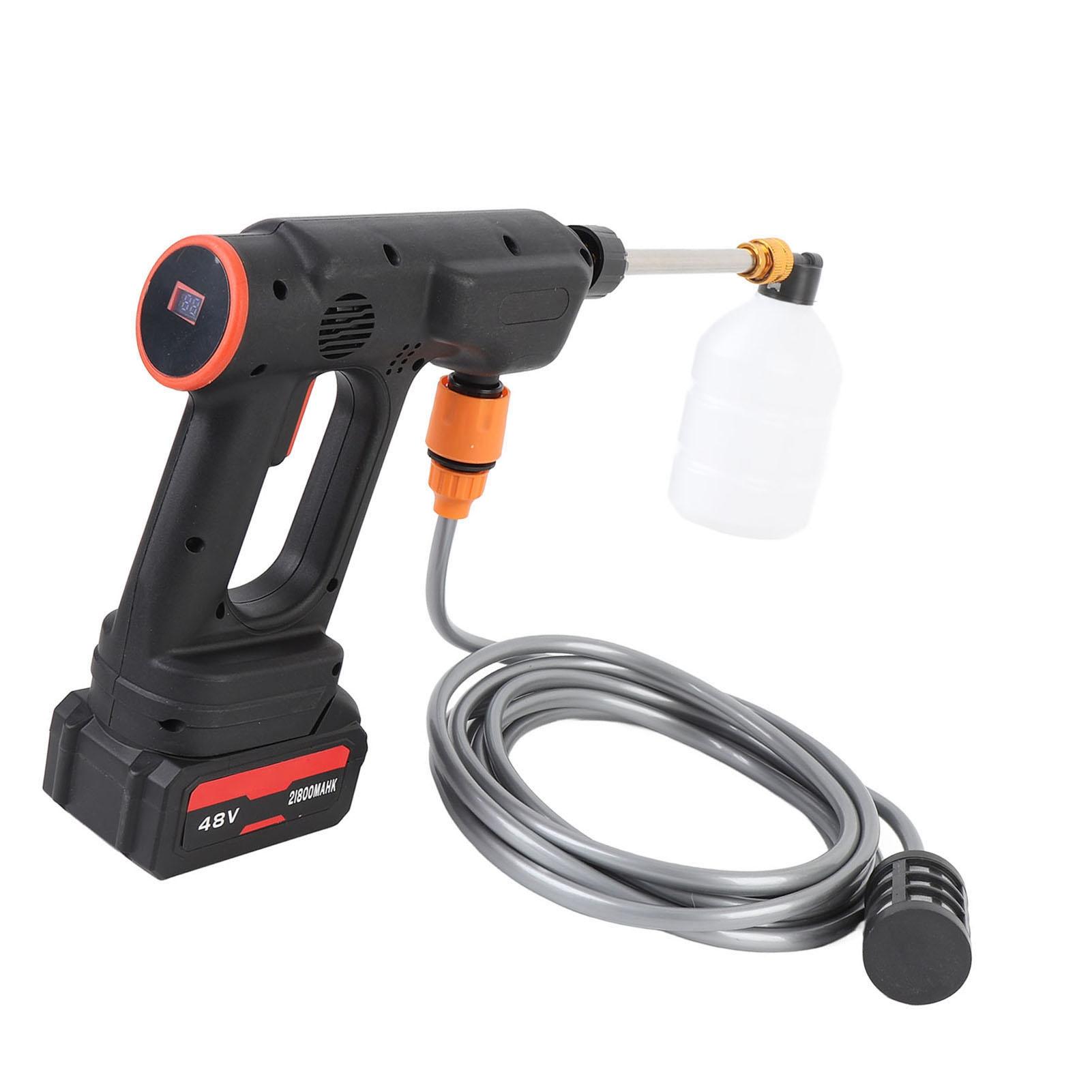 

Беспроводная мойка высокого давления 900PSI Ручной электрический очиститель 6 в 1 Насадка 21,8 Ач Аккумулятор для автомобиля