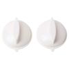 10 Pieces Switch Knobs Microwave Knob Assembly Easy To Install D Shaped Hole Knob Plastic Texture Timer Switch Knob