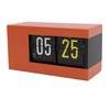Kalender Klappuhr LED-Anzeige Automatisches Umblättern 12 Stunden AM PM Retro Ewiger Kalender Klappuhr