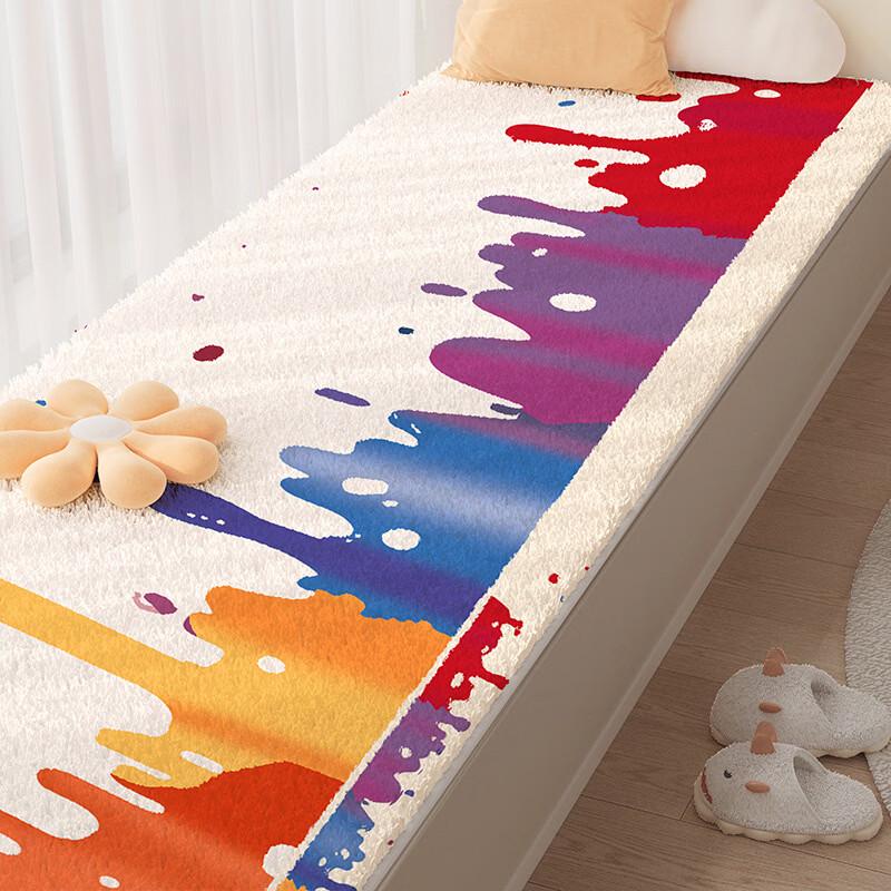 

OEING Rainbow Imitation Cashmere Bay Window Mat