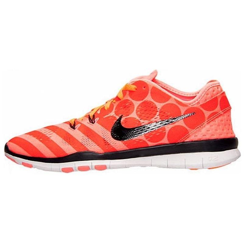 

Nike Free 5.0 Tr Fit 4 Prt Lava Glow Black Bright Crmsn Bright C Women s 704695-602 40.5