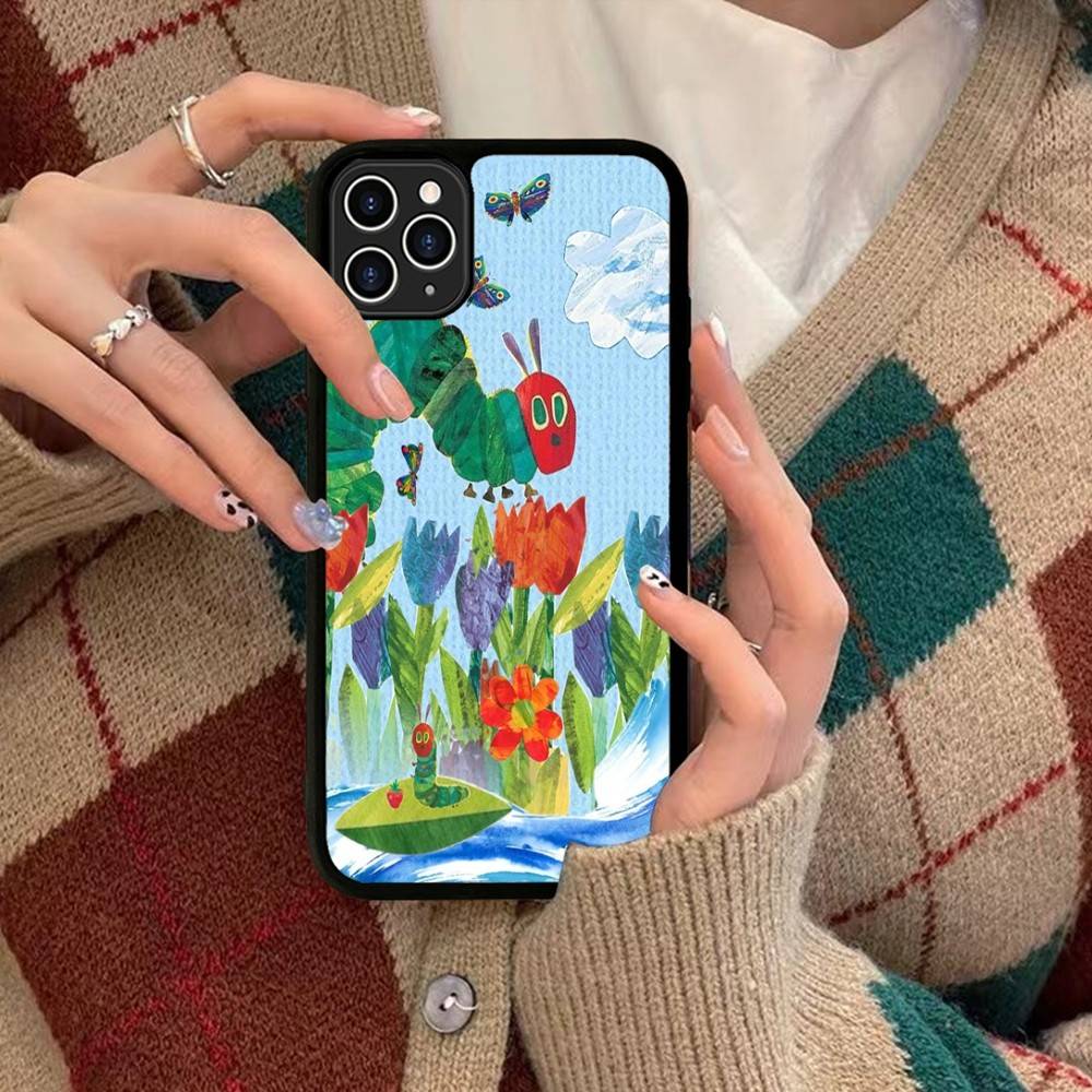 The Very Hungry Caterpillar For IPhone 17 16 15 14 13 Pro 12 11 Pro Max Hard PC+TPU Phone Cases Back Cover