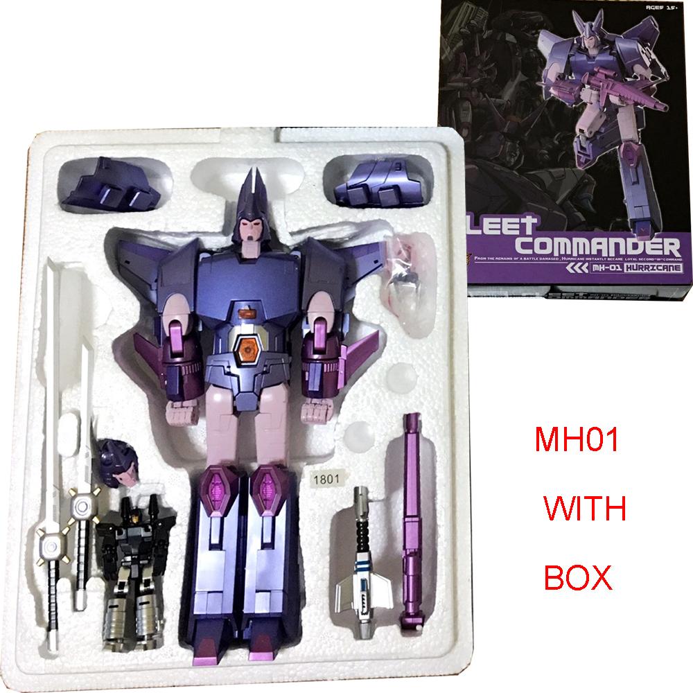 Transformationsspielzeug MHZ Cyclonus MH01 Hurricane MH01B Fanstoys FT29 G1 Serie Actionfigur Verformbarer Roboter Legierung Anime Modell