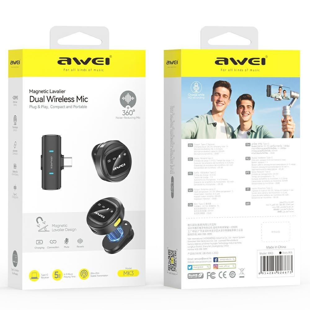 Lavalier microphone MK3 Duo black