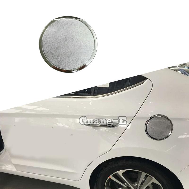 For Hyundai Elantra Avante 2016 2017 2018 Car Styling Gas/Fuel/Oil Tank Cover Cap Stick Lamp Frame Trim Parts 1PCs