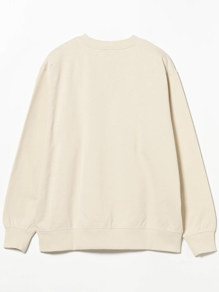 B:MING LIFE STORE by BEAMS "ABOUT" Embroidered Crew Neck Sweatshirt, Men's, Navy, L_92130453147