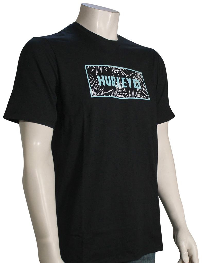 Hurley Everyday H20-Dri Alliance Slub T-Shirt - Black - New Unisex T-Shirt